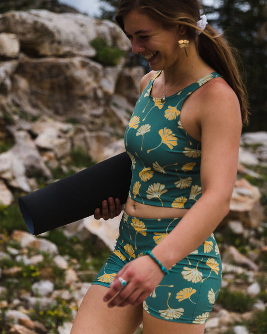 Wild Ginkgo Crop Top