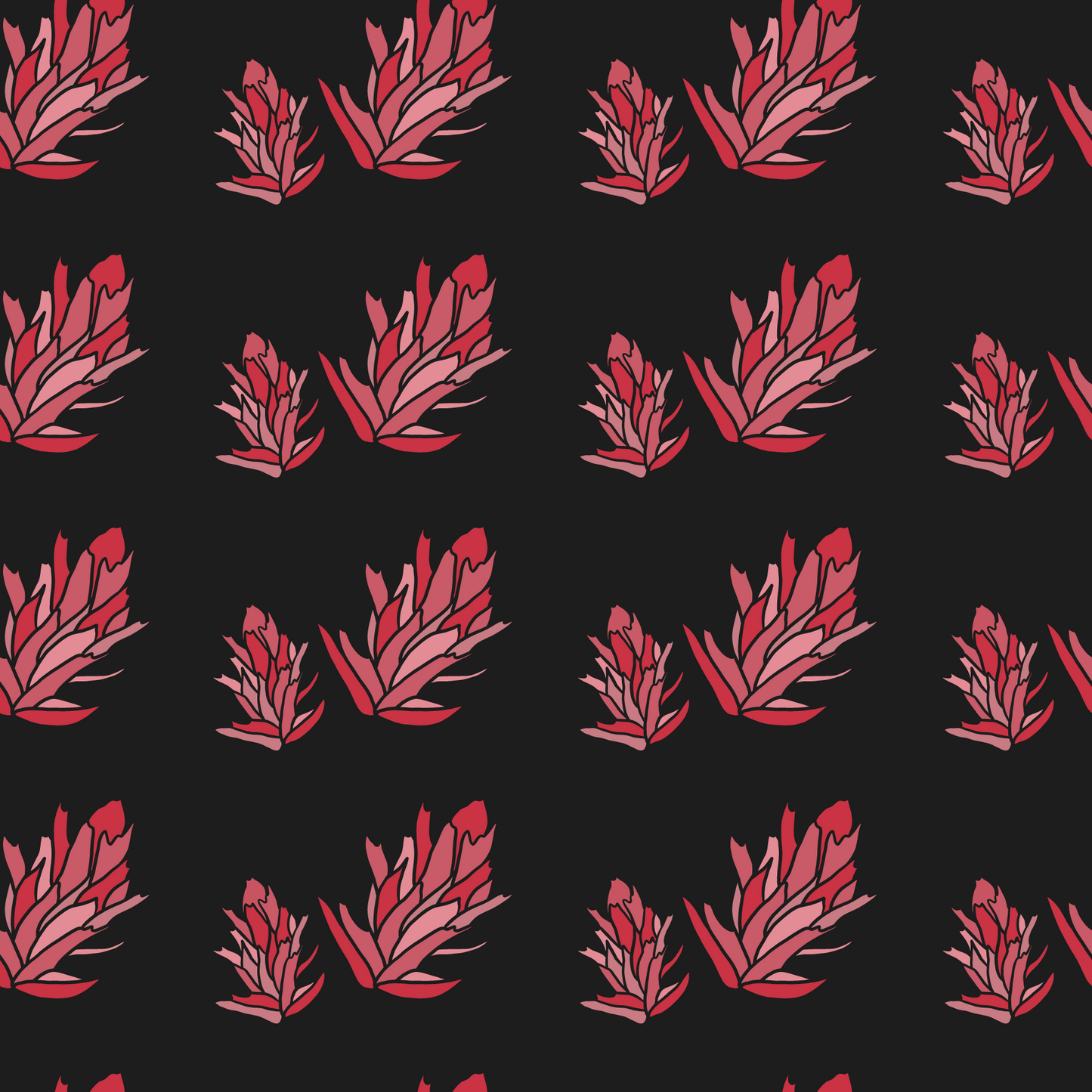 Pink Paintbrush Crop Top