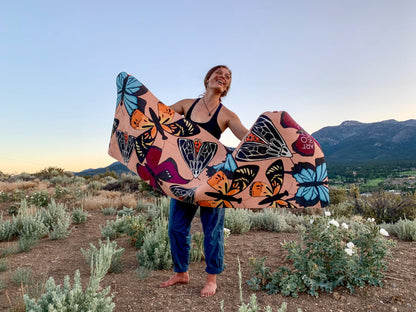 "Butterflies and Moths" Yoga Mat