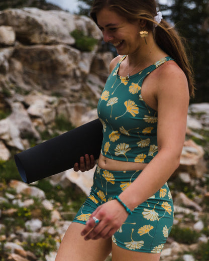 Wild Ginkgo Crop Top