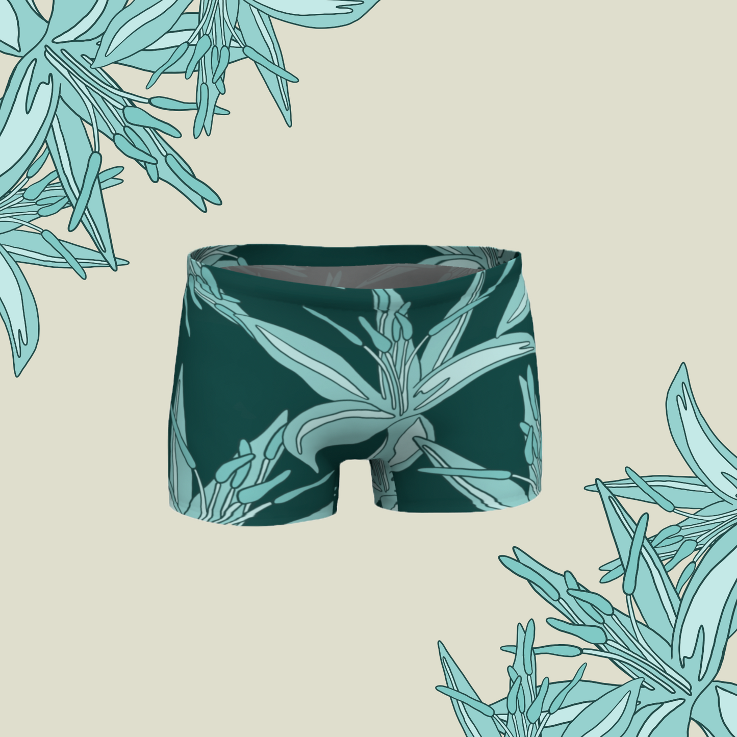 Blue Lillies Shorts