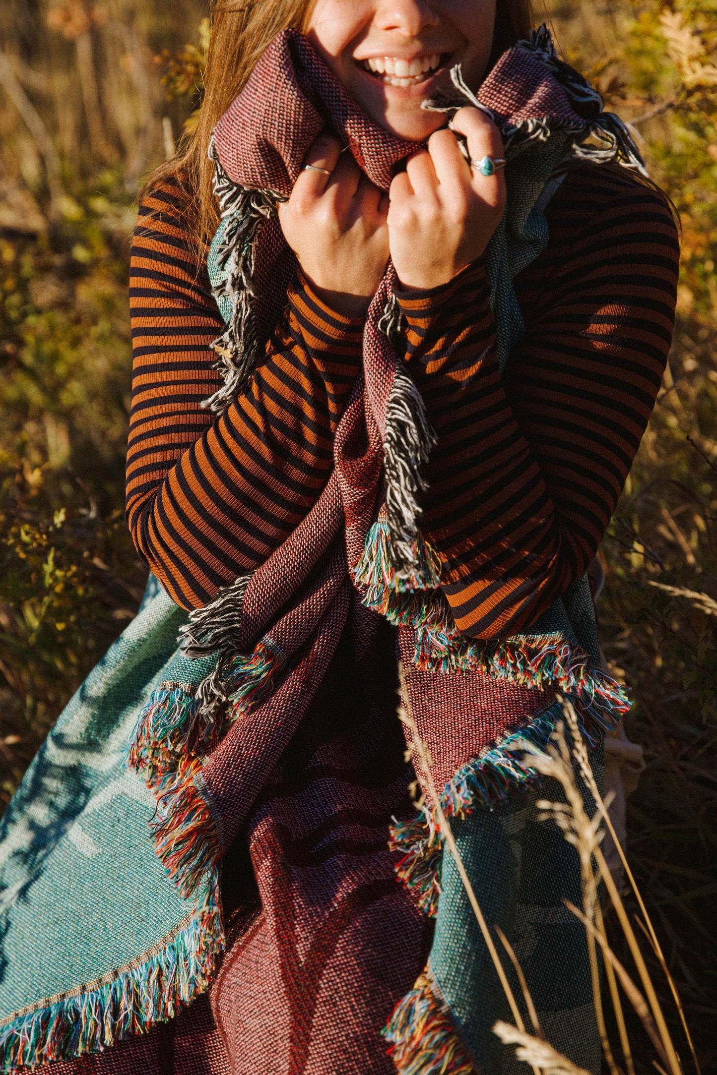 Paintbrush Woven Blanket